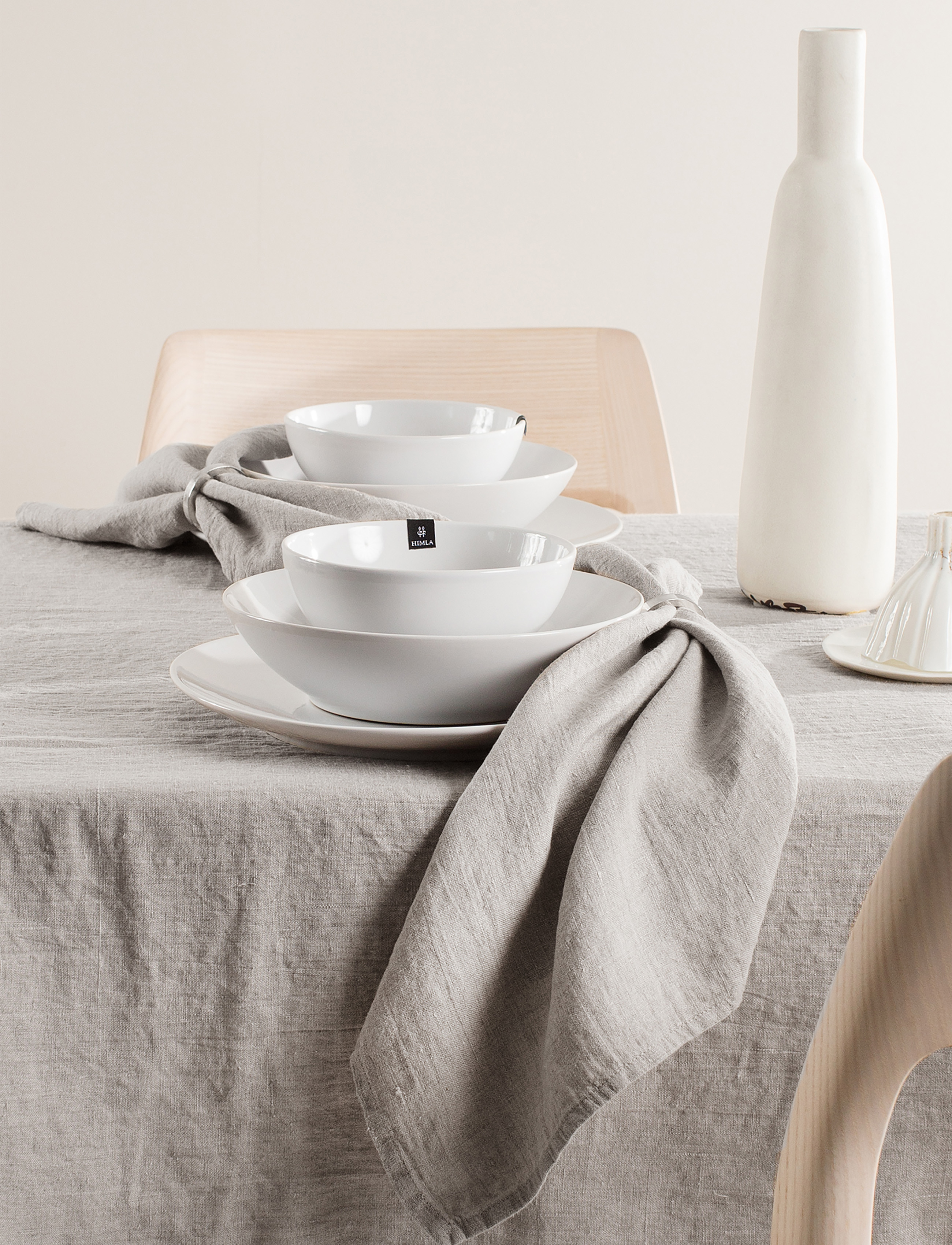 Himla Sunshine-Serviet, 45X45 cm, Grey, Servietter > Stofservietter, Unisex