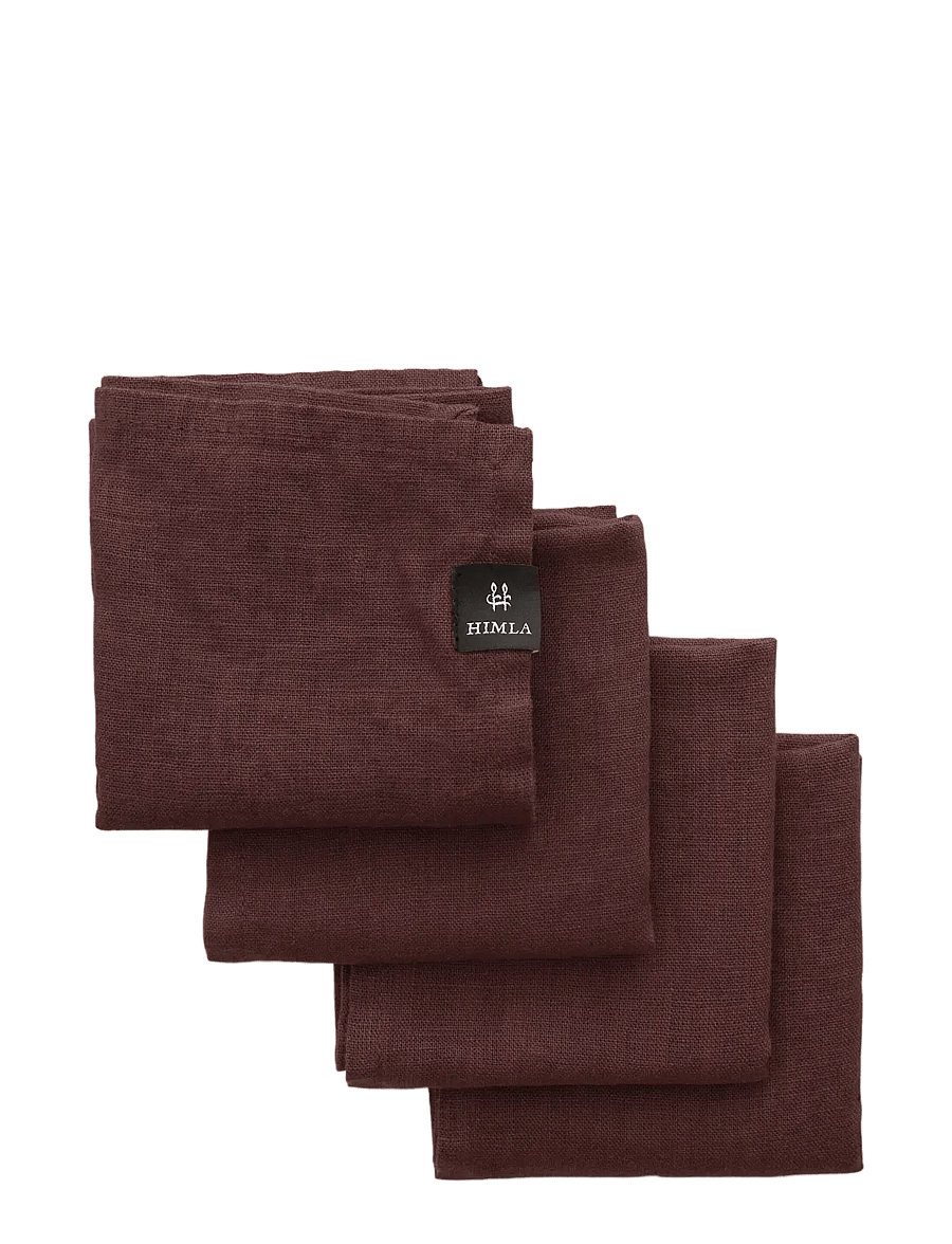 Himla - Sunshine Napkin - stoffservietten - burgundy - 1