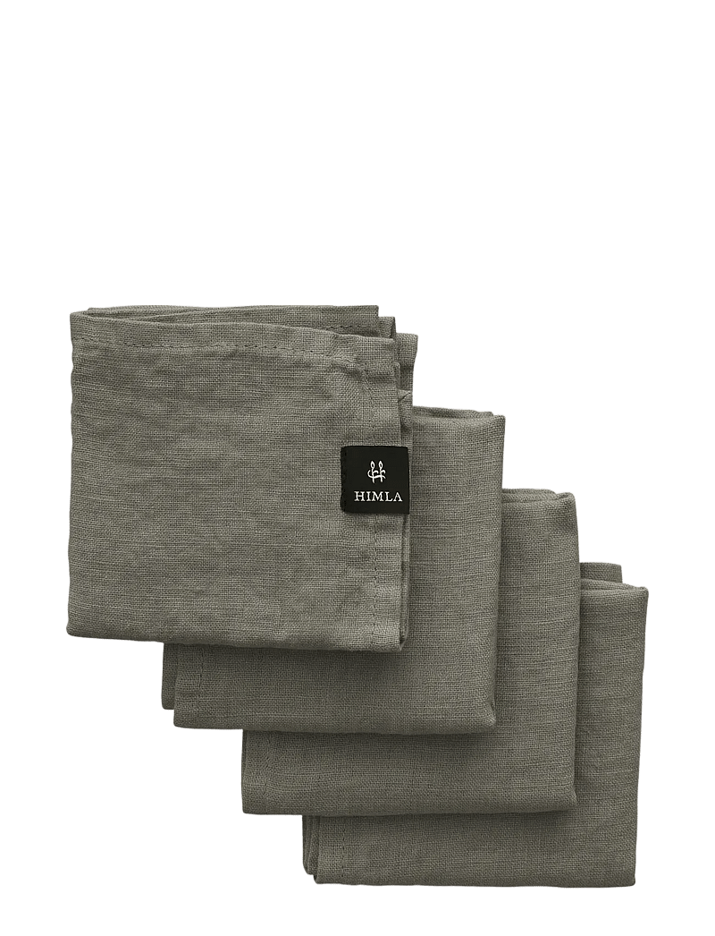 Himla - Sunshine Napkin - stofservietter - charcoal - 0