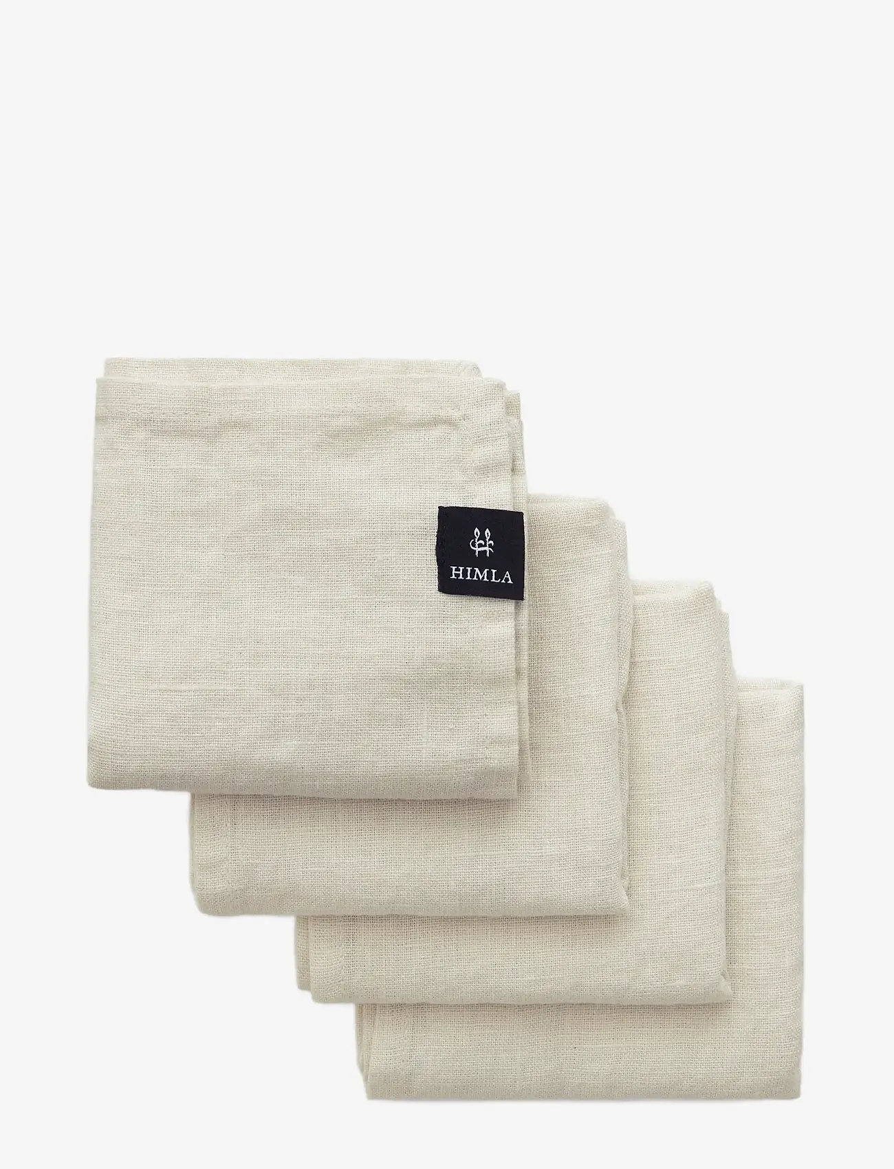 Himla - Sunshine Napkin 4-pack - stoffservietten - fog - 0