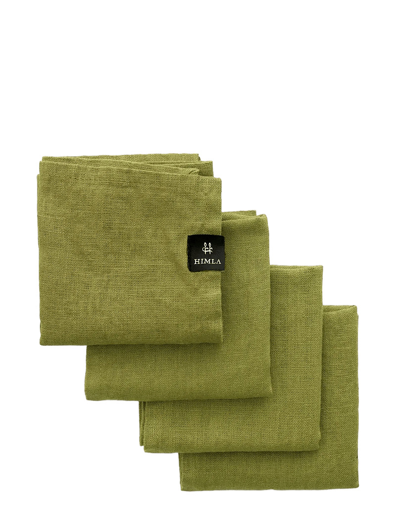 Himla - Sunshine Napkin 4-pack - stoffservietten - greenery - 0