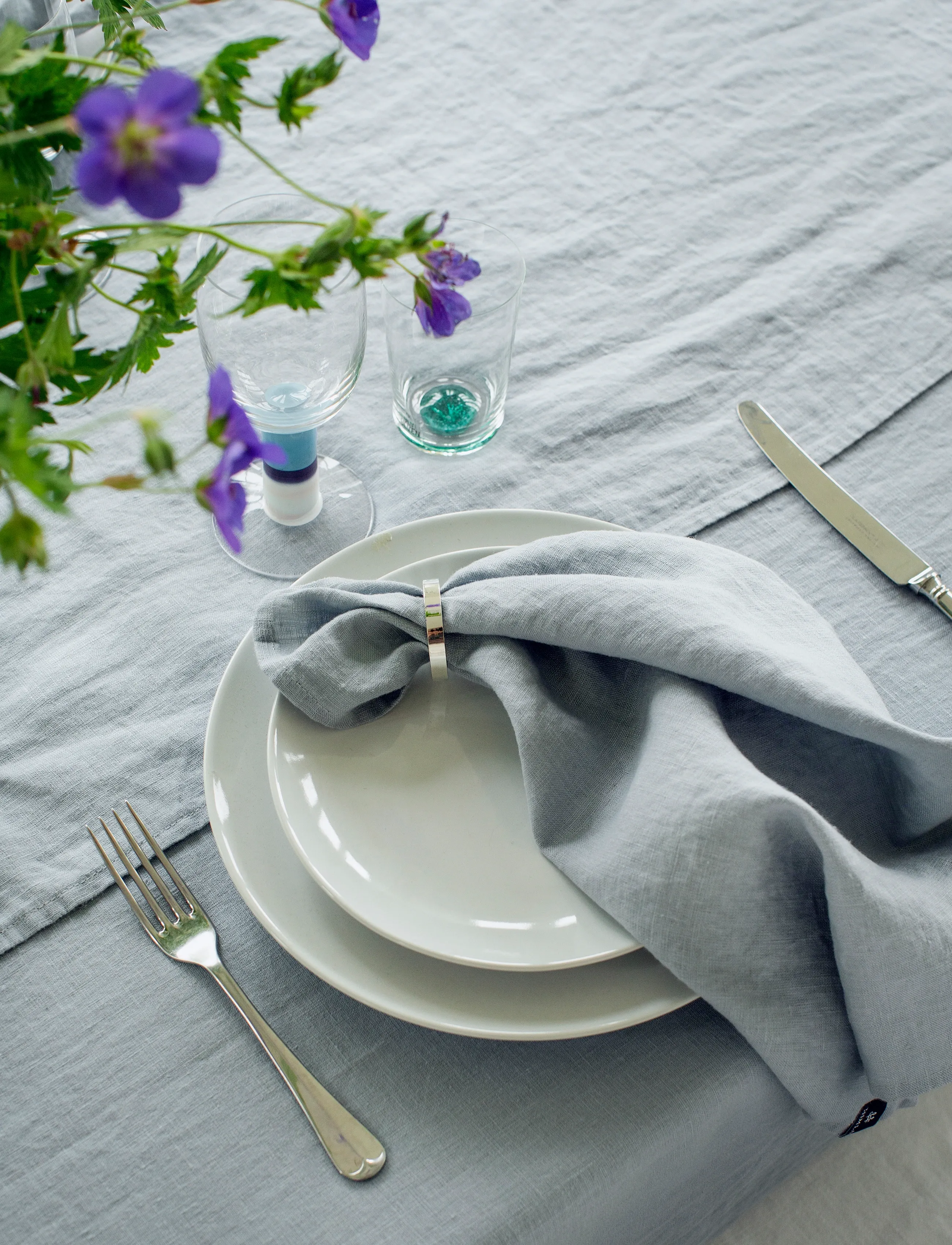 Himla - Sunshine Napkin - linased ja puuvillased salvrätikud - heavenly - 3