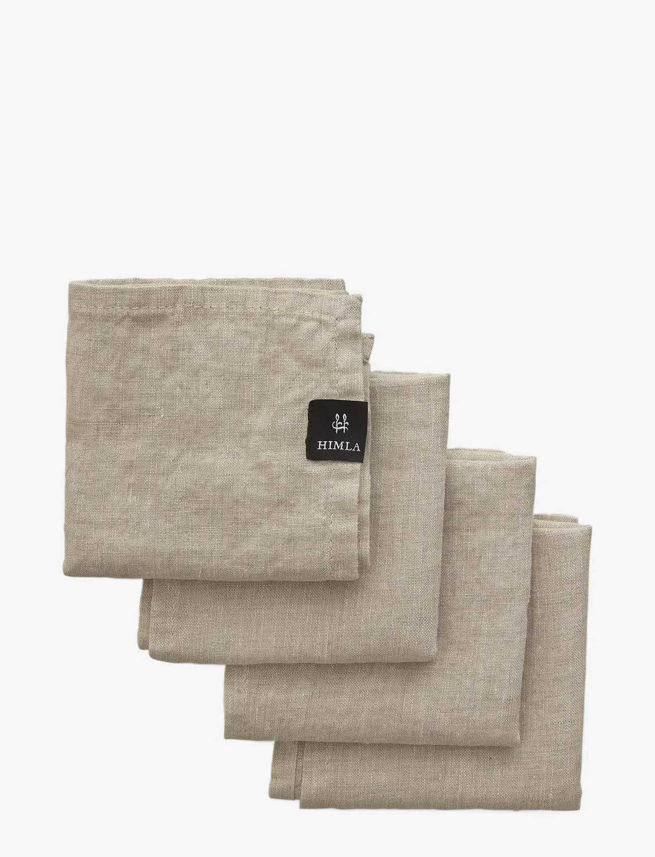 Himla - Sunshine Napkin 4-pack - stofservietter - natural - 0