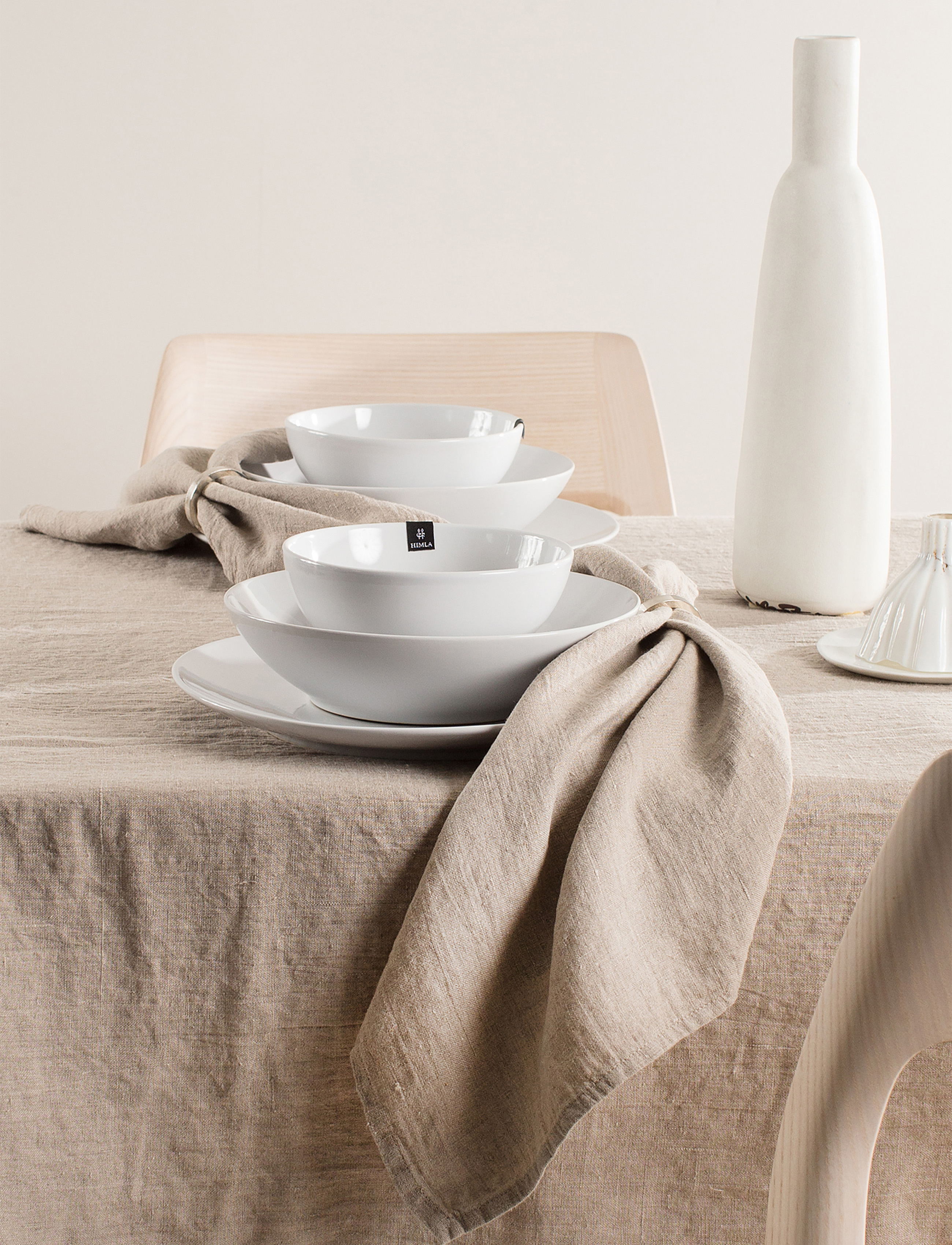 Himla Sunshine-Serviet, 45X45 cm, Beige, Servietter > Stofservietter, Unisex