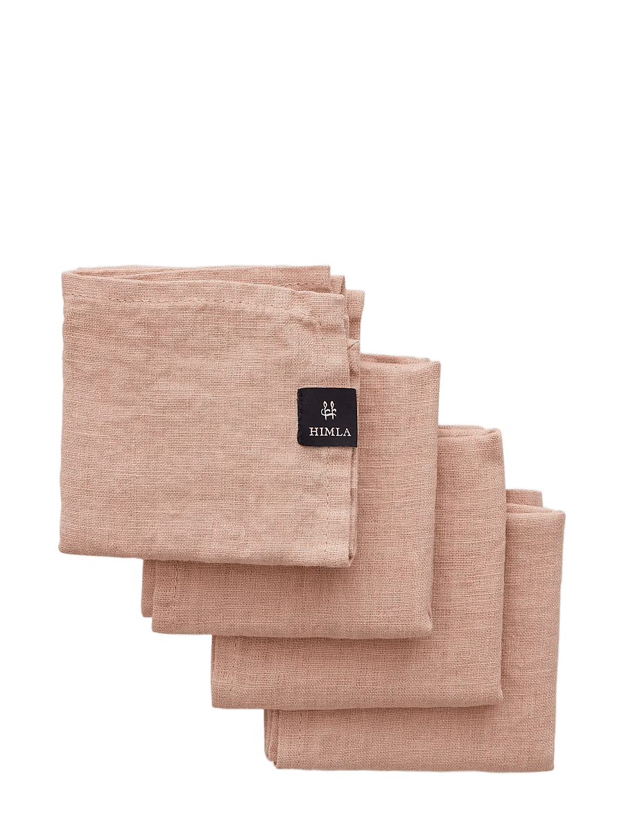 Himla - Sunshine Napkin 4-pack - stoffservietten - nude - 1