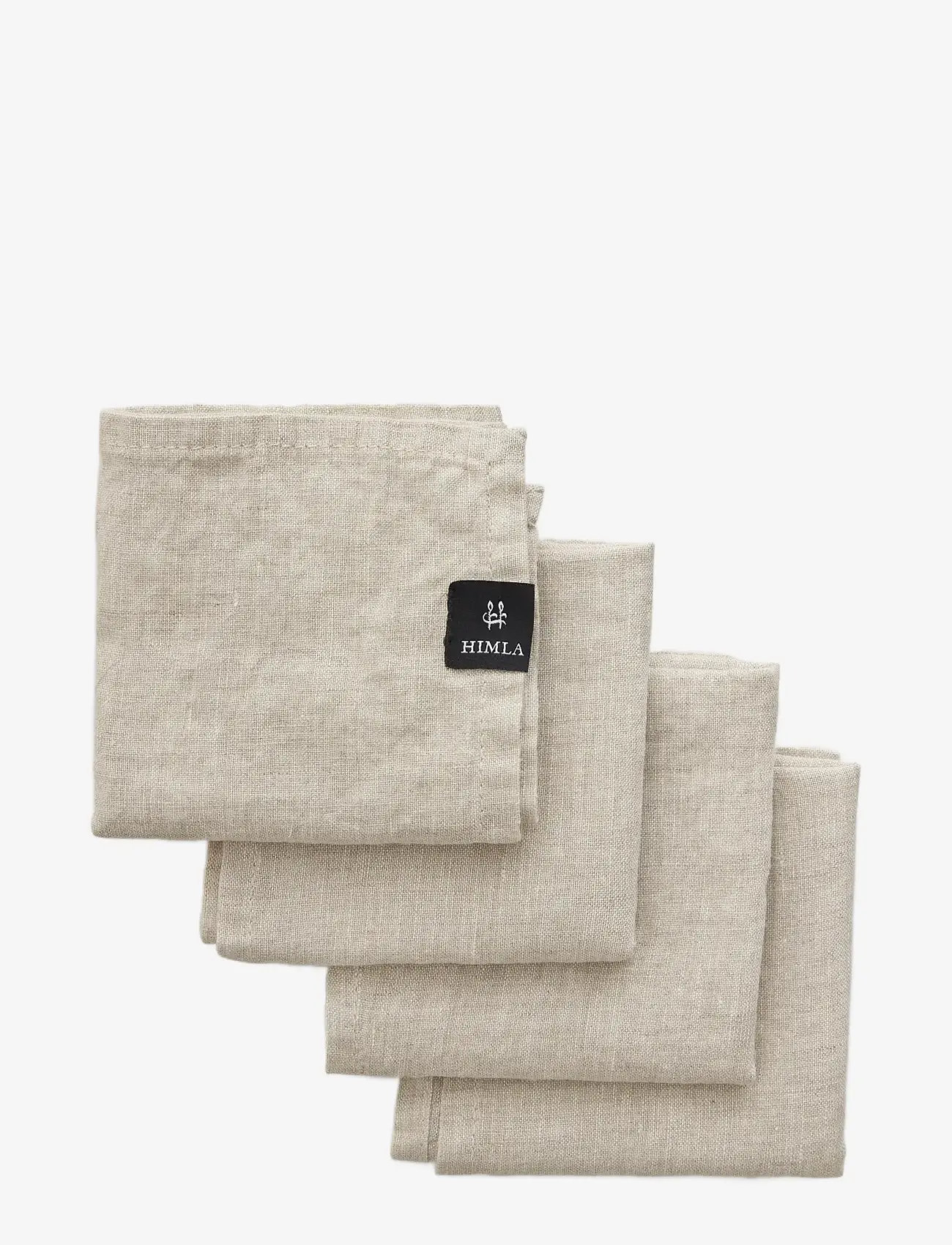 Himla - Sunshine Servett 4-pack - tygservetter - oatmeal - 0