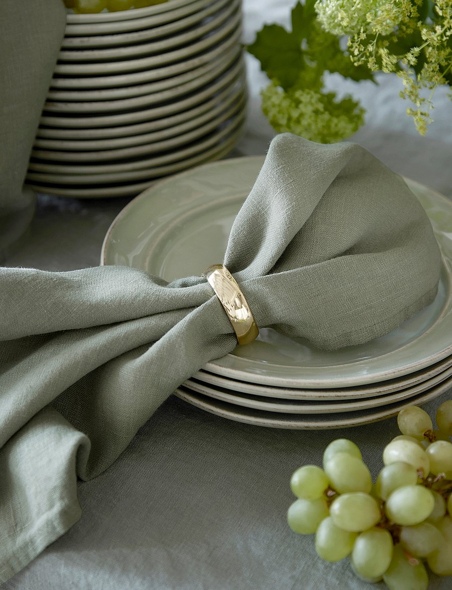 Himla - Sunshine Napkin - stoffservietten - sage - 3