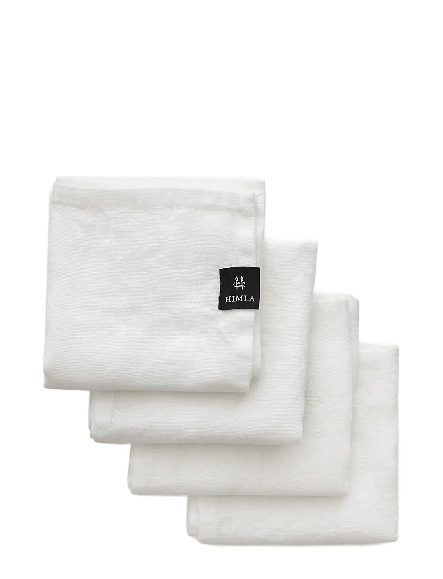 Himla - Sunshine Napkin 4-pack - stoffservietten - white - 1