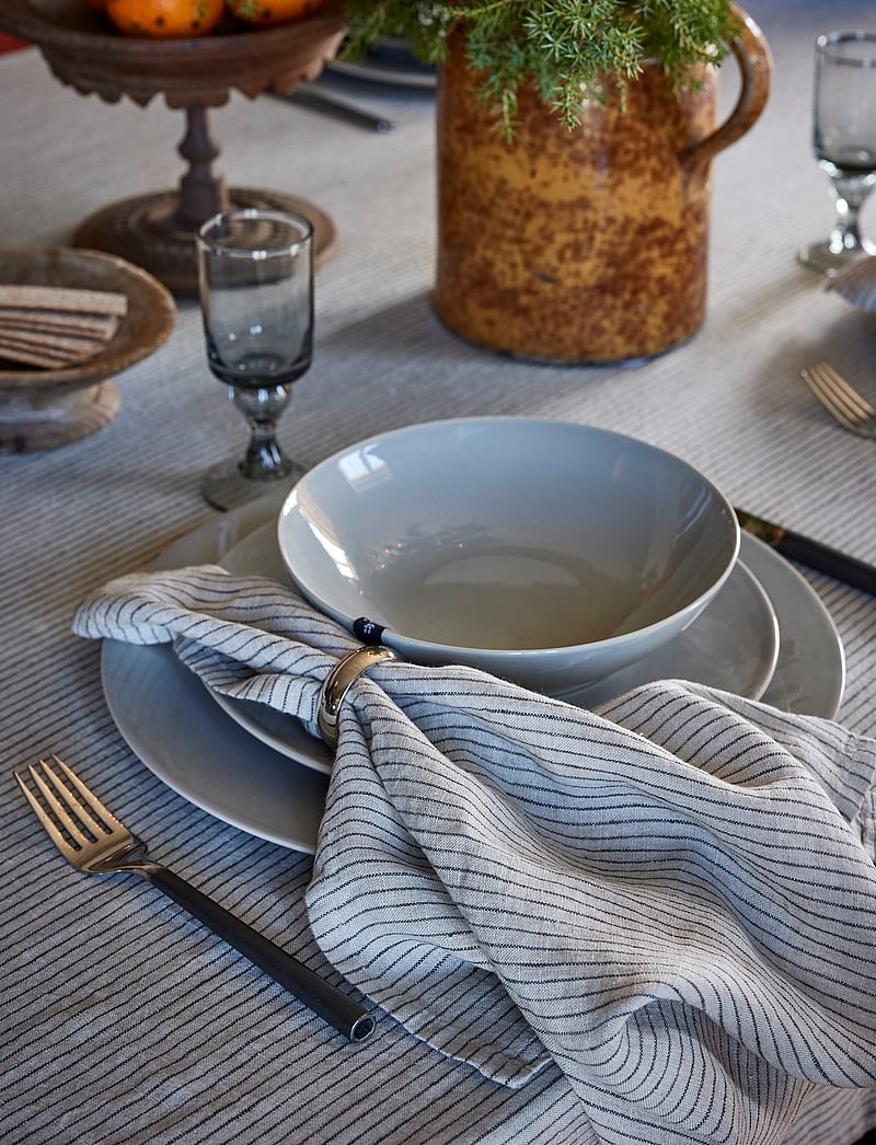 Himla - Linus Napkin 4-pack - kohl/natural - 2