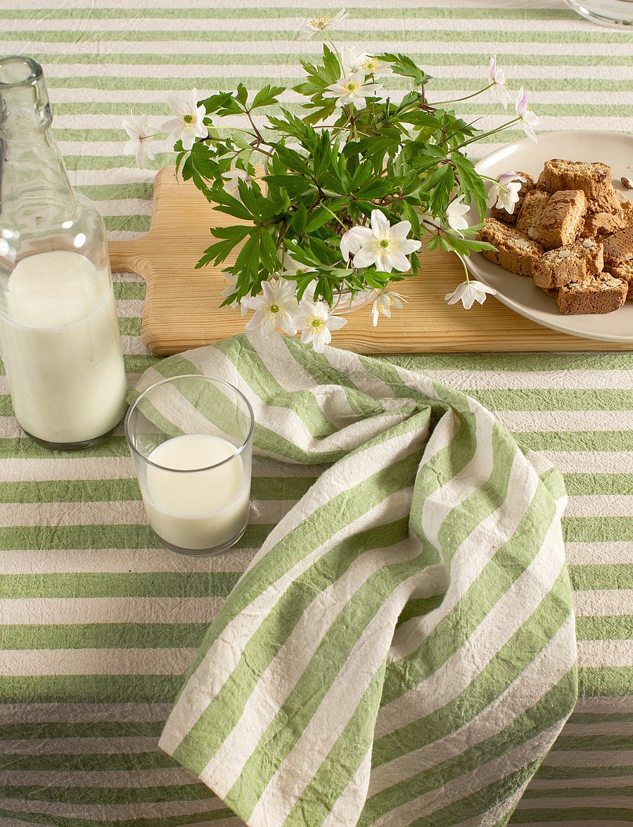 Himla - Riviera Napkin - stoffservietten - papaya - 1
