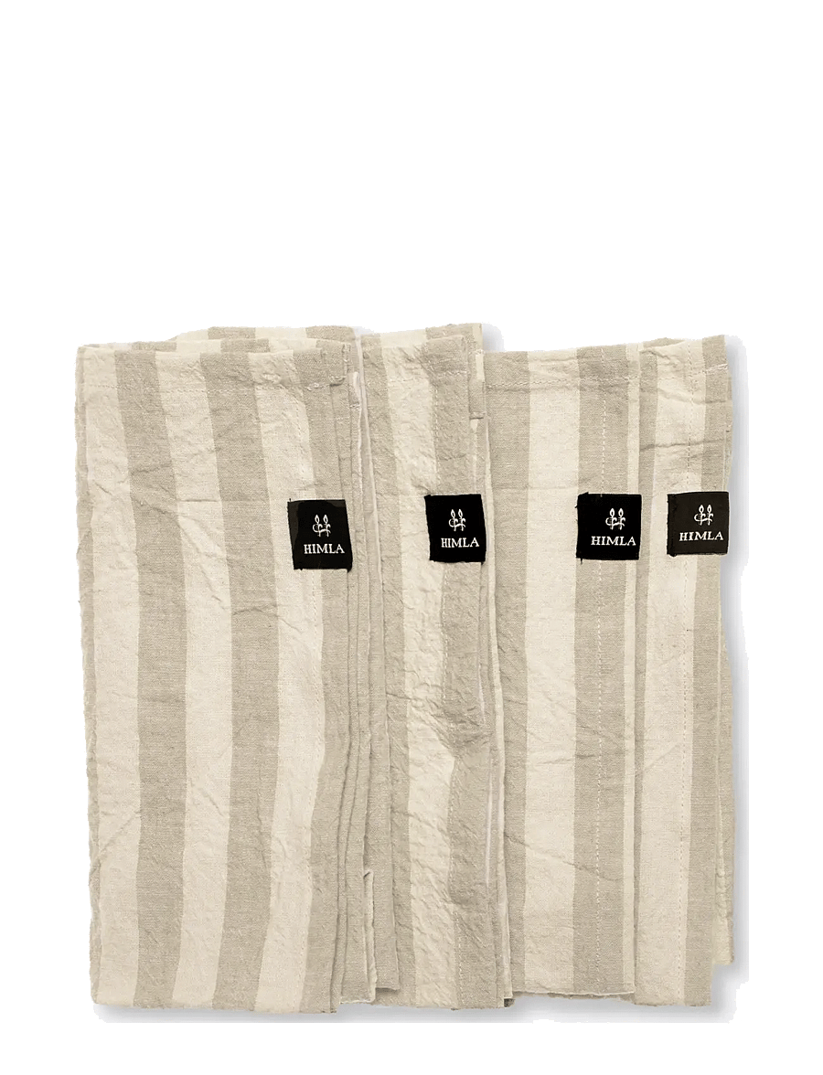 Himla - Riviera Napkin - stoffservietten - sand - 0