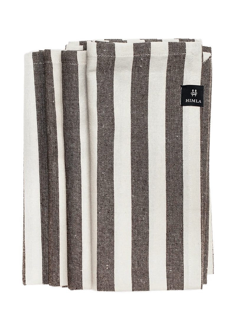 Himla - Bretagne Napkin - lina un kokvilnas salvetes - chocolate - 1