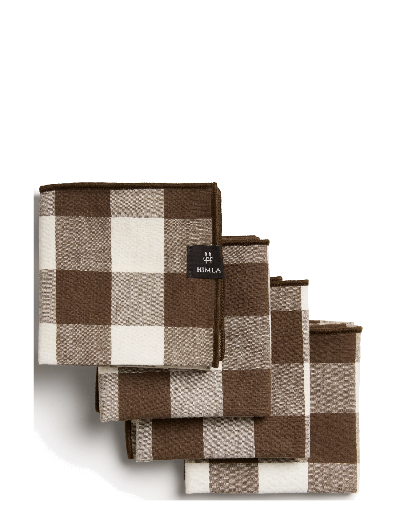 Himla Bettyhill Napkin - Gifts - CHOCOLATE / brown
