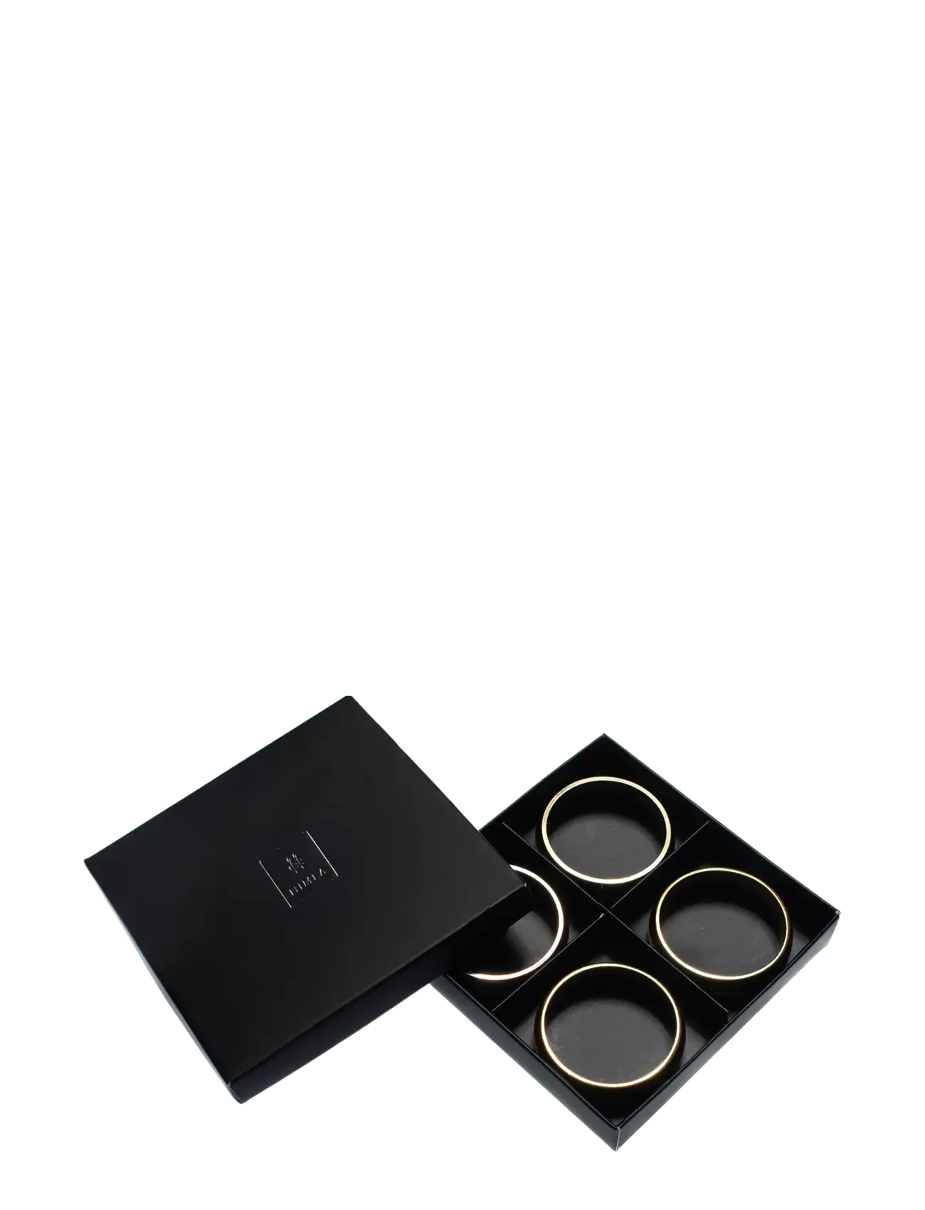 Himla - Monaco Napkin Ring 4-pack - die niedrigsten preise - brass - 1