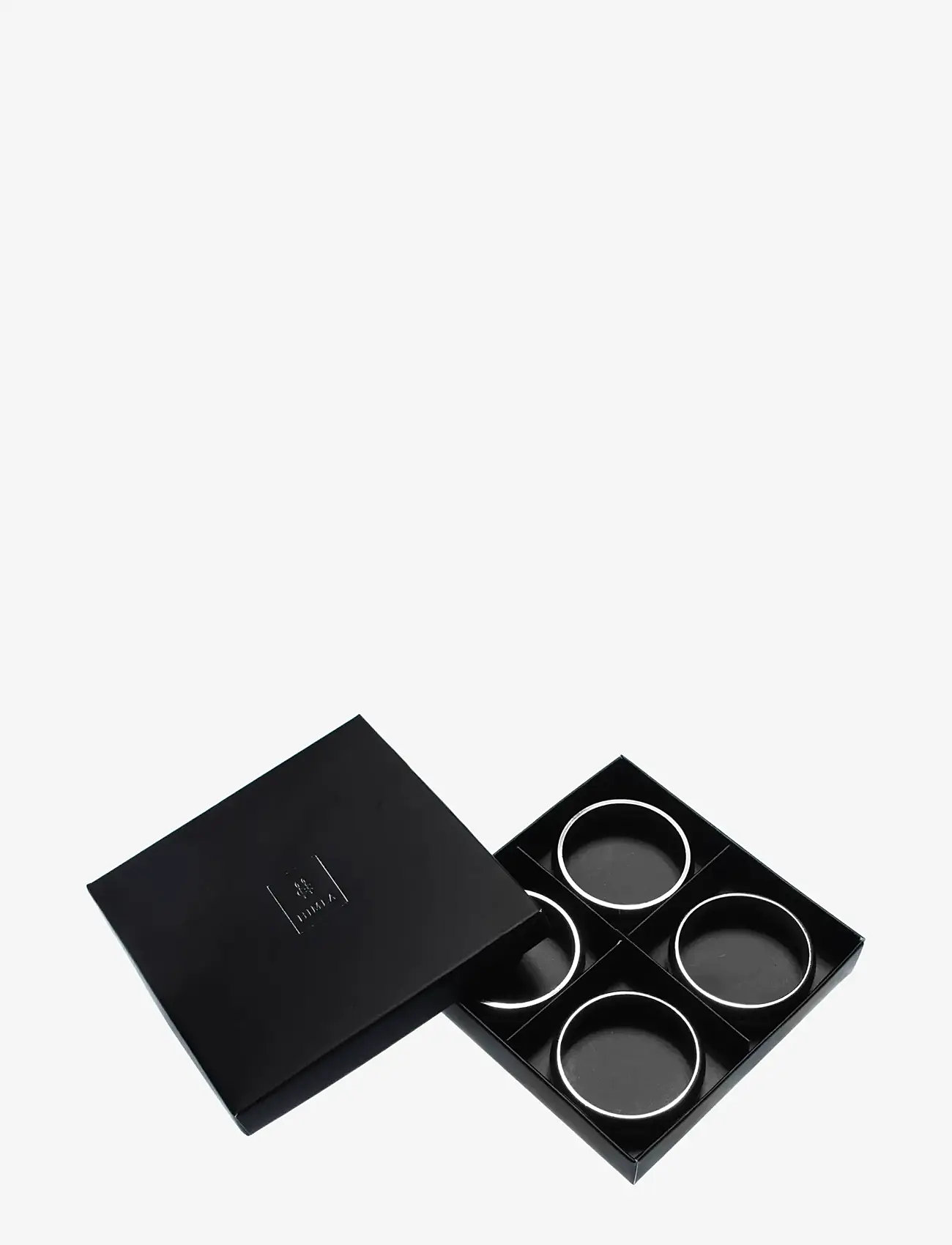 Himla - Monaco Napkin Ring 4-pack - silver - 1