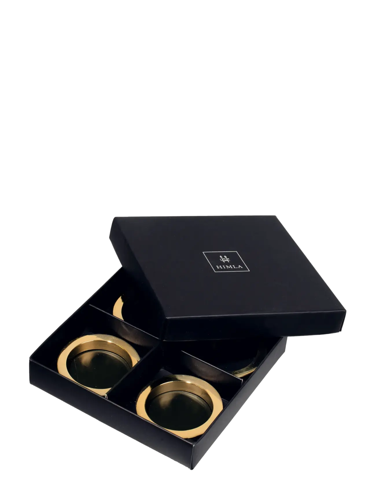 HIMLA Vasa Servietring, 4-Pak Gold - One Size - Unisex