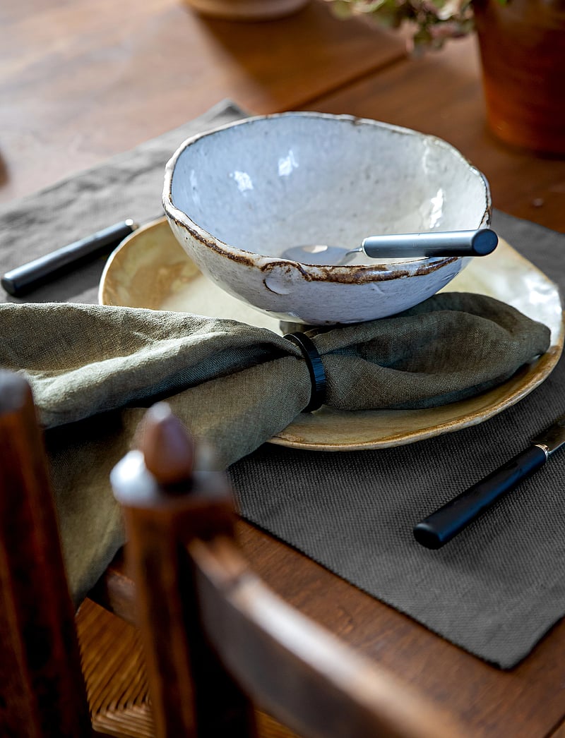 Himla - Kiruna Napkin Ring 4-pack - osta hinna alusel - black - 2