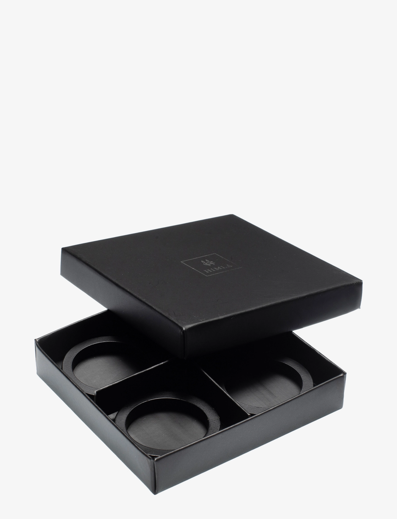 Himla - Kiruna Napkin Ring 4-pack - black - 1