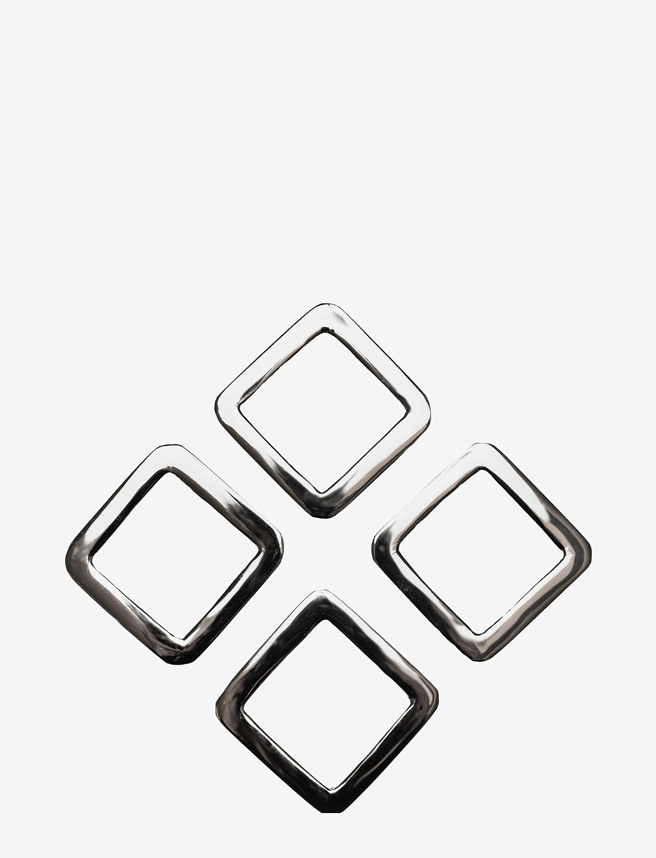 Himla - Eze Napkin Ring 4-pack - die niedrigsten preise - silver - 1