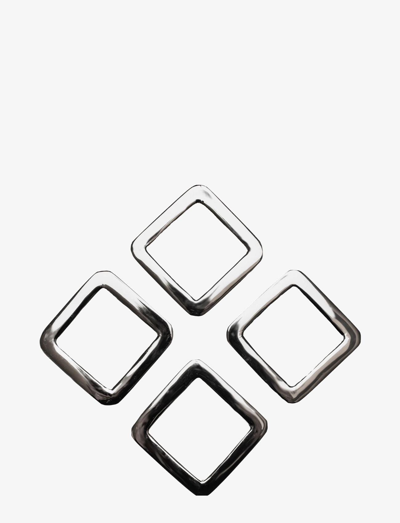 Himla - Eze Napkin Ring 4-pack - napkin rings & holders - silver - 1