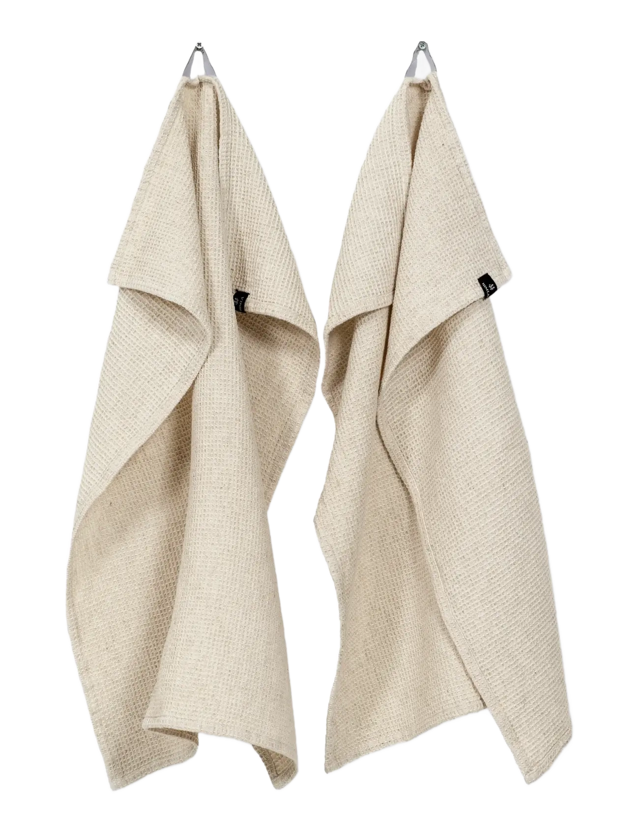 HIMLA Hetty Køkkenhåndklæde, 2-Pak Beige - 50X70 - Unisex