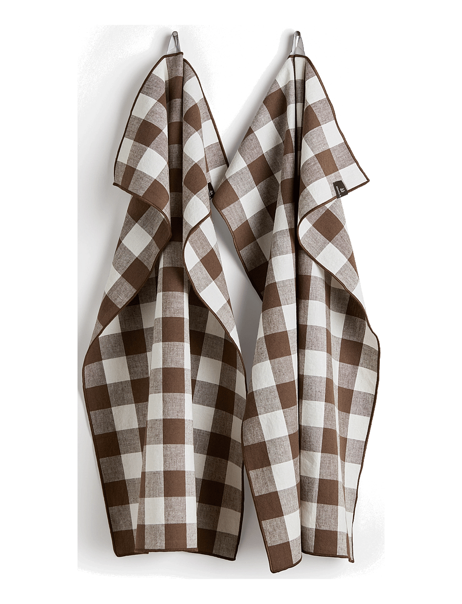 Himla - Bettyhill Kitchen towel - nõudepesulapid ja -harjad - chocolate - 1