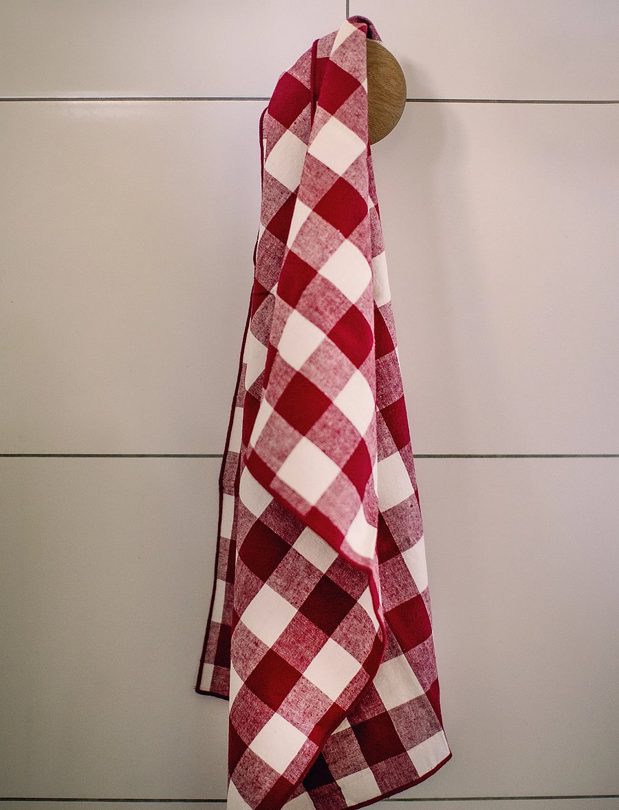 Himla - Bettyhill Kitchen towel - nõudepesulapid ja -harjad - ruby - 0