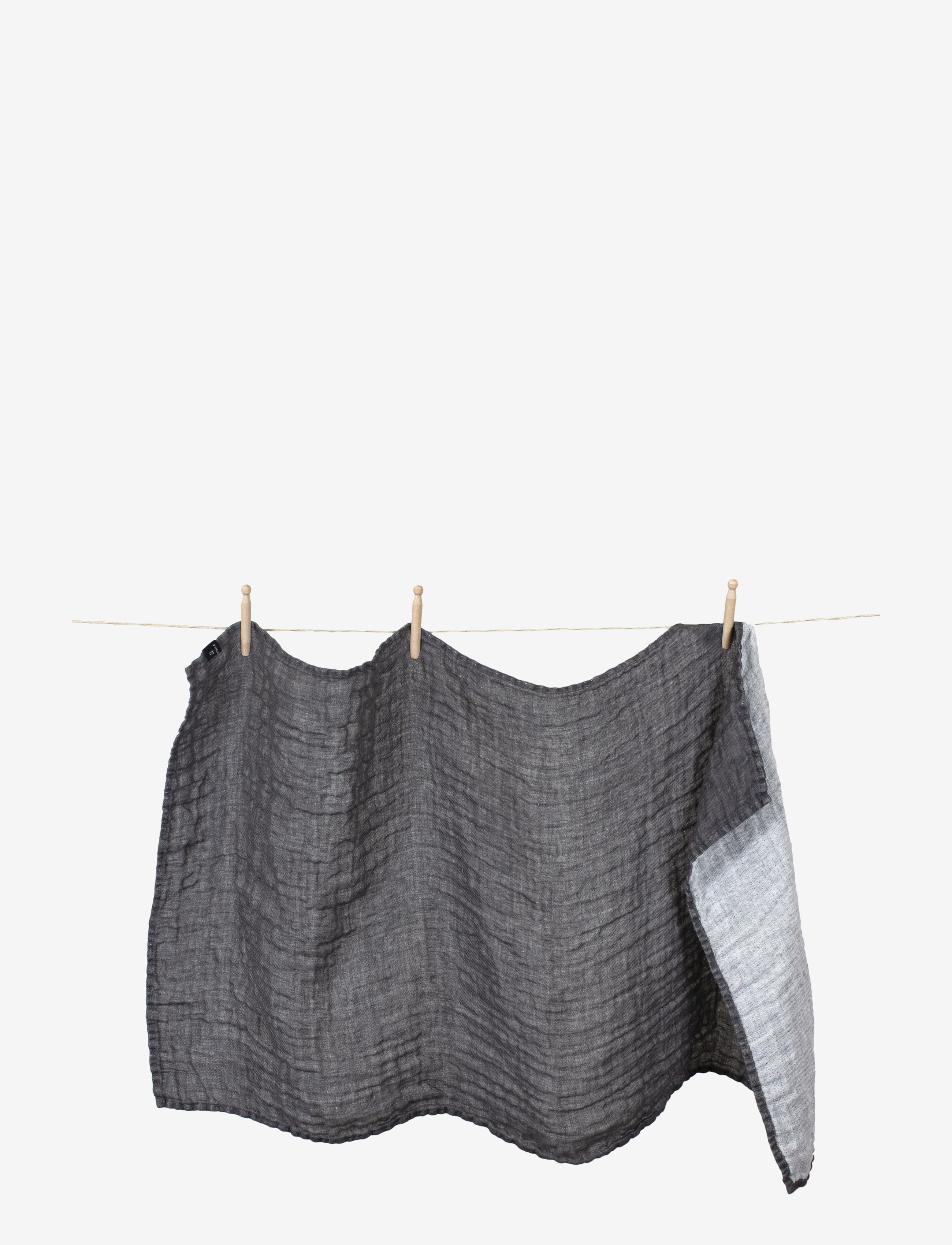 Himla - Hannelin Baby Throw - mulldecken - charcoal/white - 1