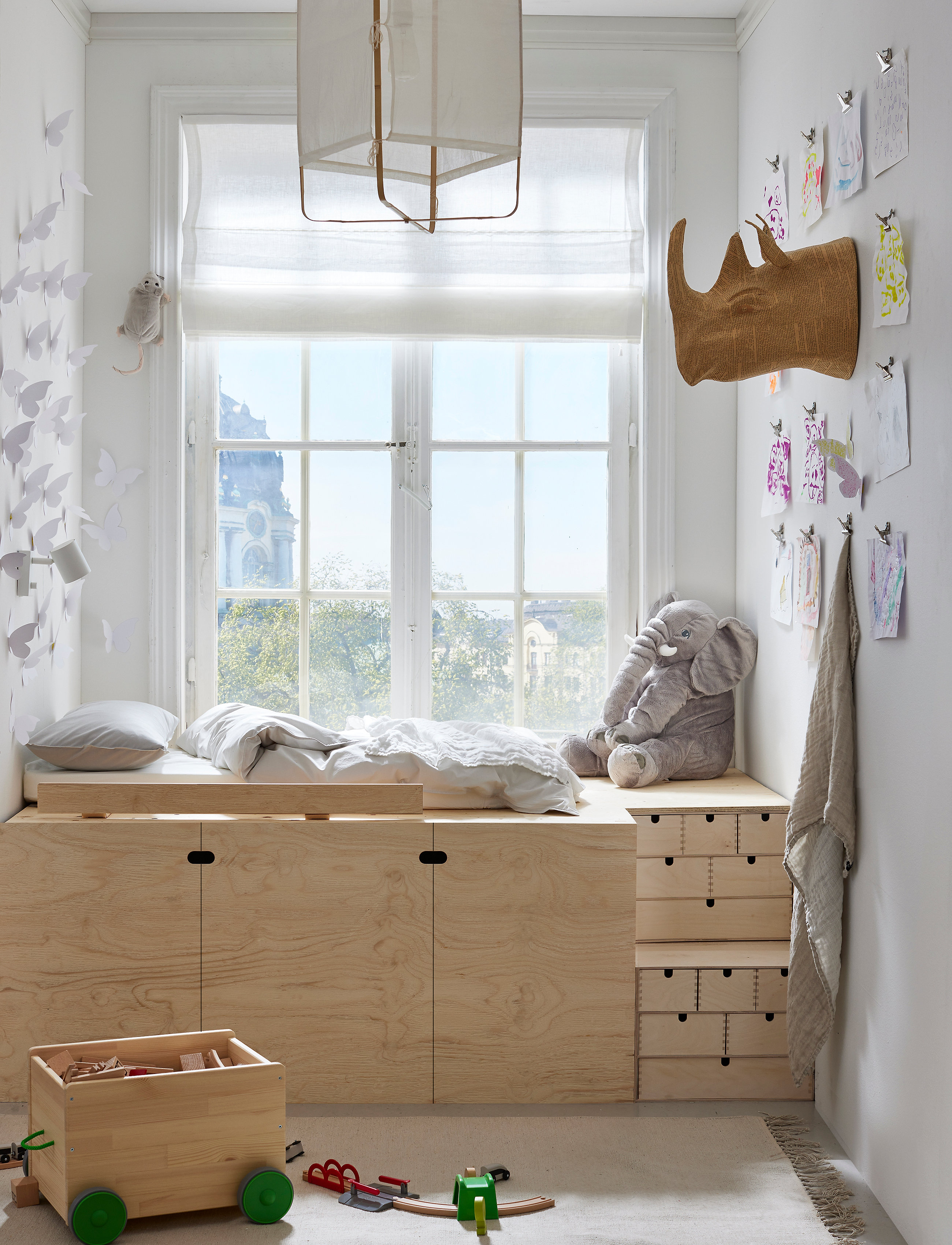 Himla - Hope Baby Duvet cover and pillowcase - sengesæt - clean - 3