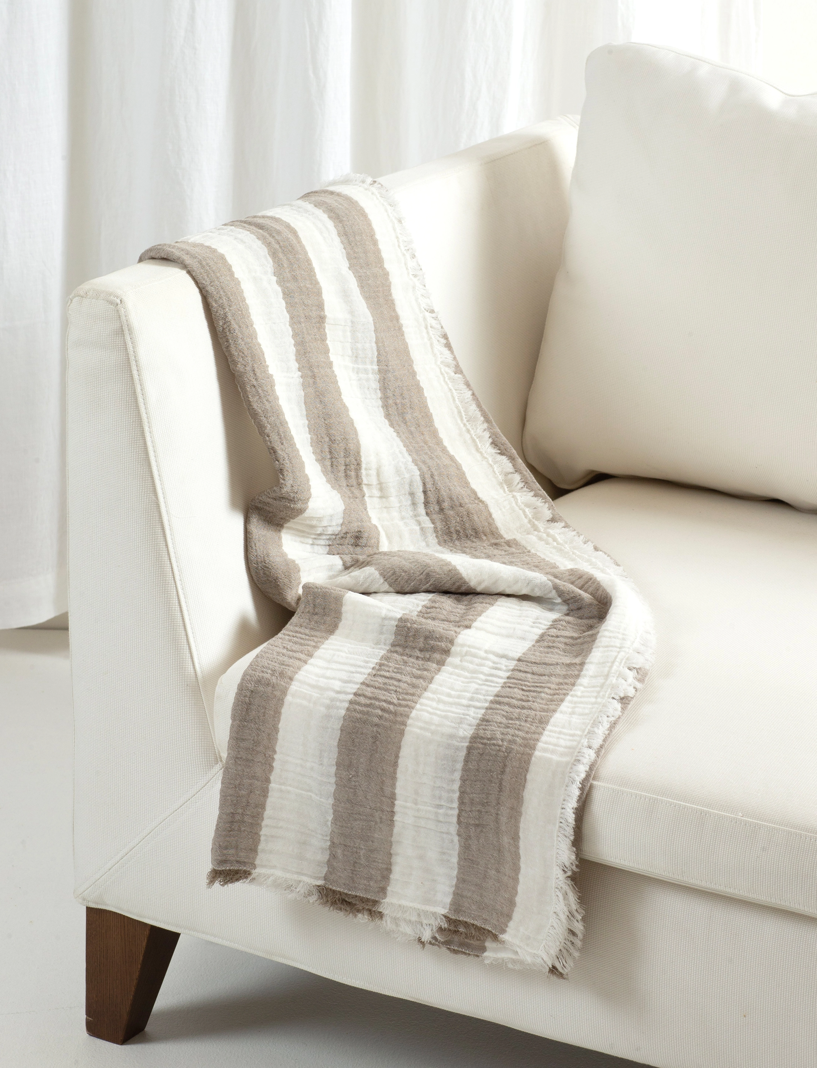 Himla Antibes-Plaid, 130X170 cm, Grey, Puder & Tæpper > Tæpper & Plaider, Unisex