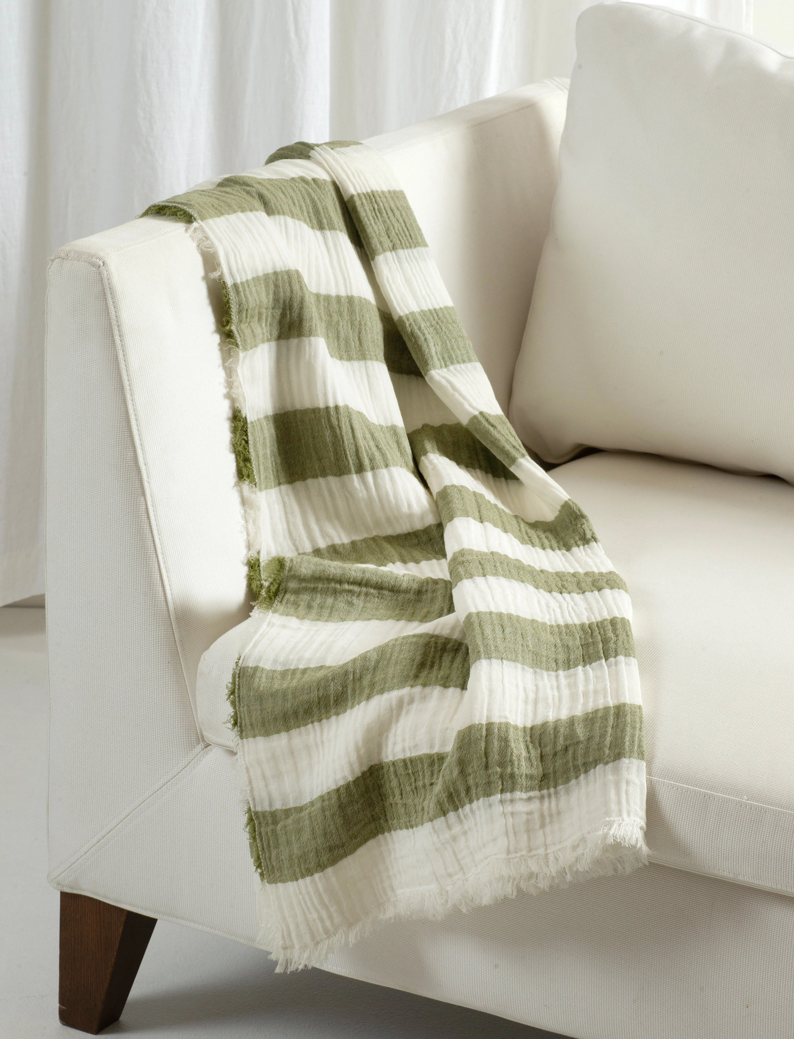 Himla Antibes-Plaid, 130X170 cm, Green, Puder & Tæpper > Tæpper & Plaider, Unisex