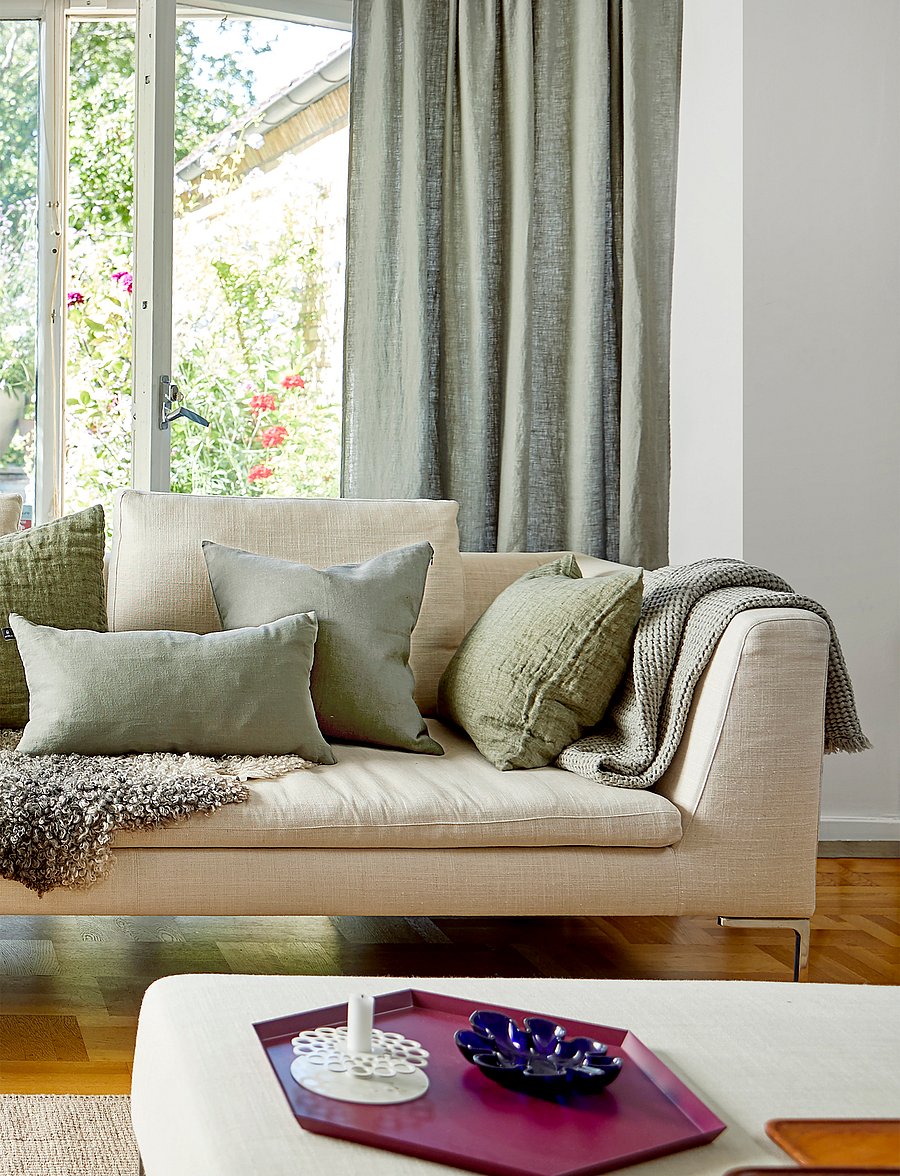 Himla - Sunshine Cushion cover - kissenbezüge - sage - 3