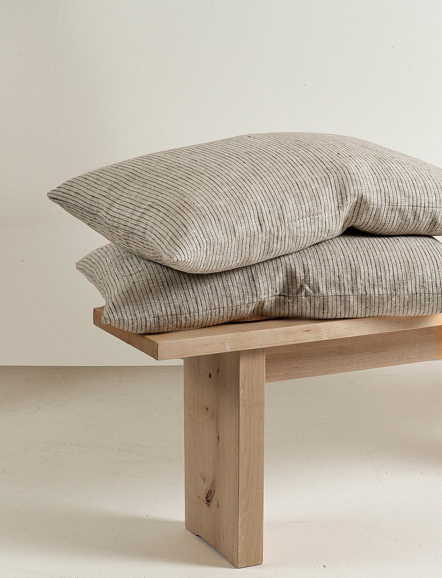 Himla - Linus Cushion Cover - kohl/natural - 1