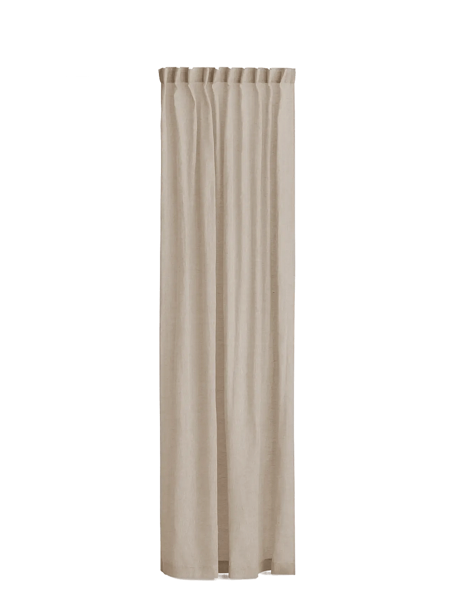 Himla - Dalsland Curtain with HT - pikad kardinad - oatmeal - 0