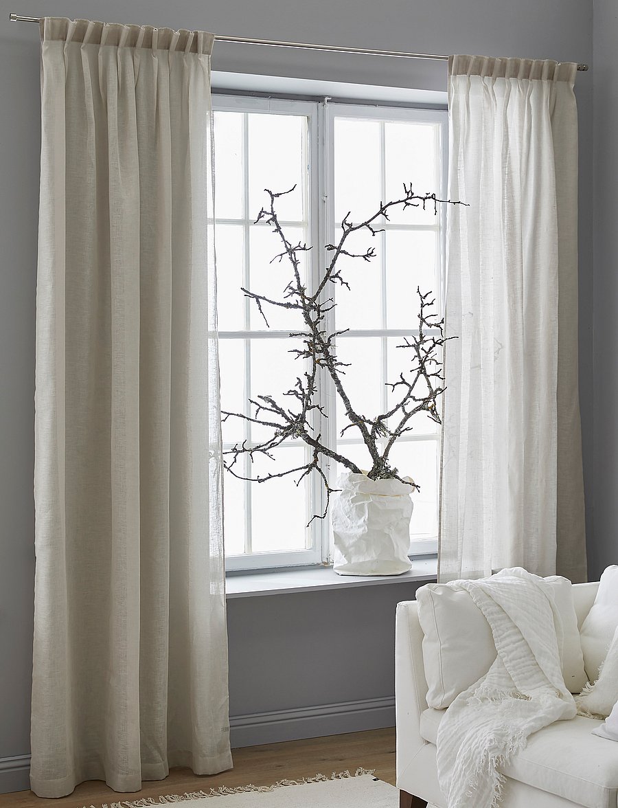 Himla - Dalsland Curtain with HT - pikad kardinad - oatmeal - 3