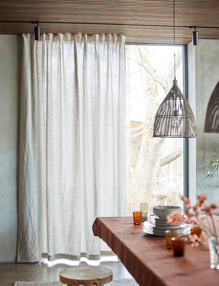 Himla - Sunshine Curtain - pikad kardinad - oatmeal - 3