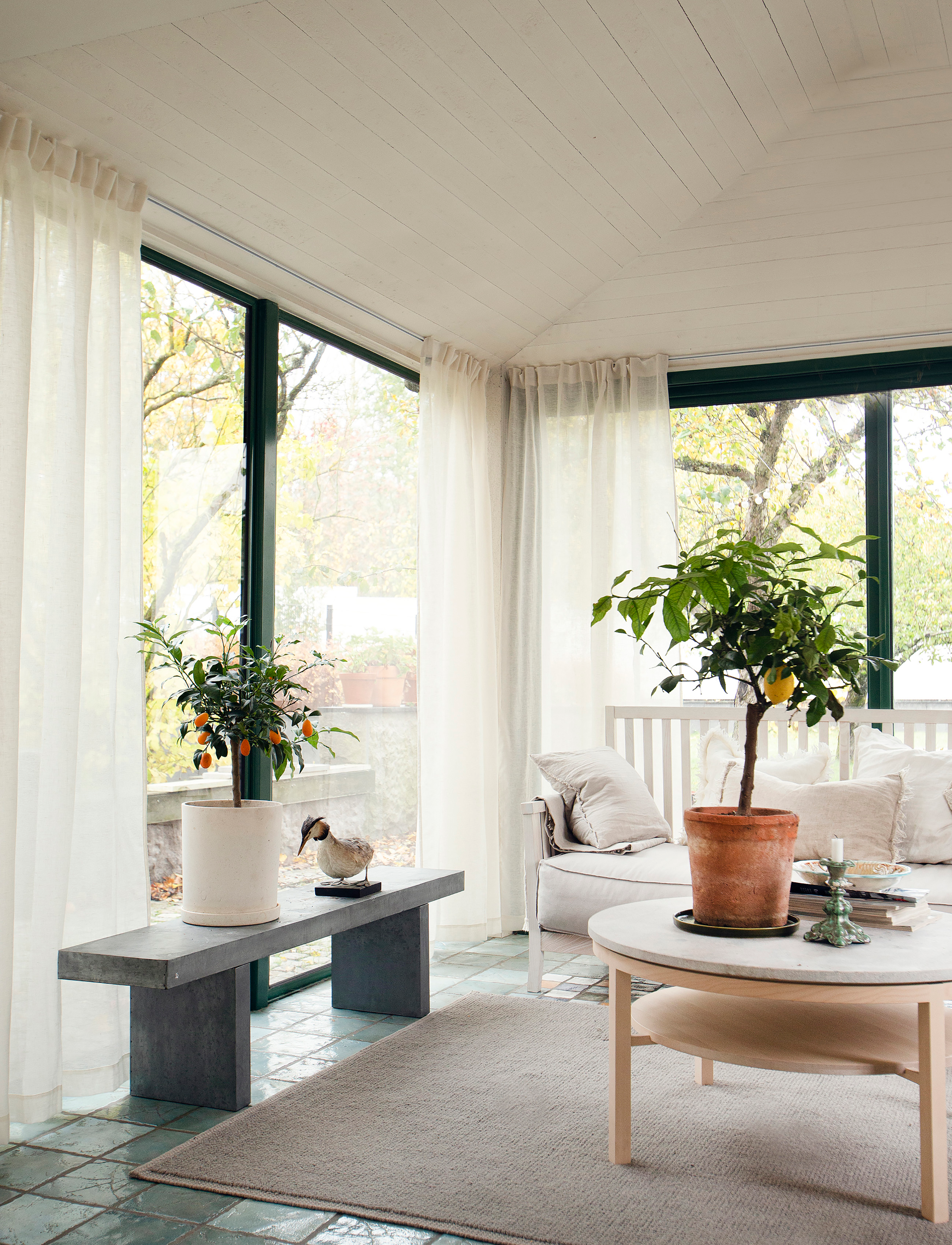 Himla - Skylight-gardin - gardinlængde - fog - 3