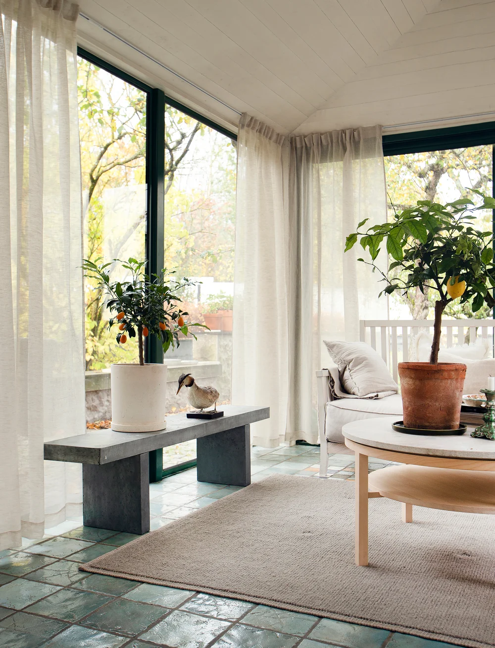 Himla - Skylight Curtain - gardinlængde - oatmeal - 3