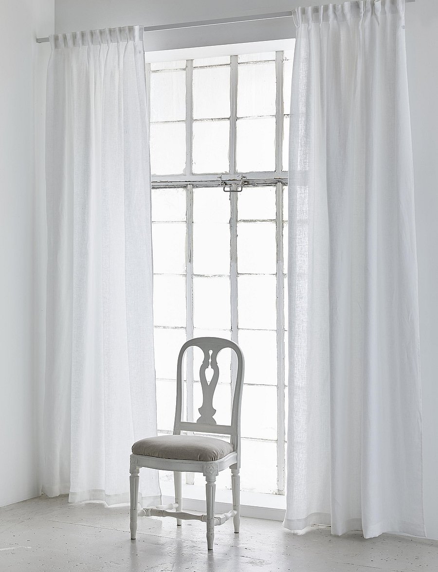 Himla - Springtime Curtain with HT - white - 1