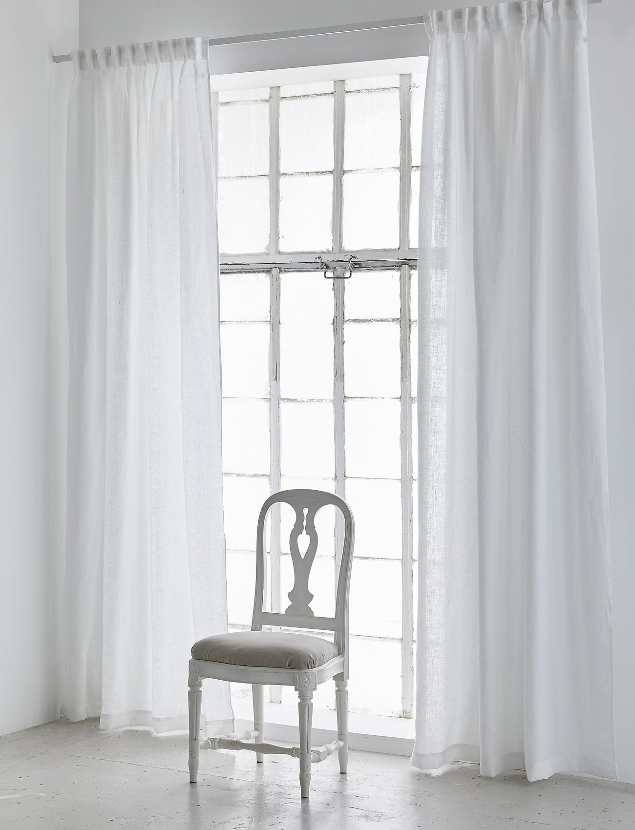 Himla - Springtime Curtain - gardinlængde - white - 1