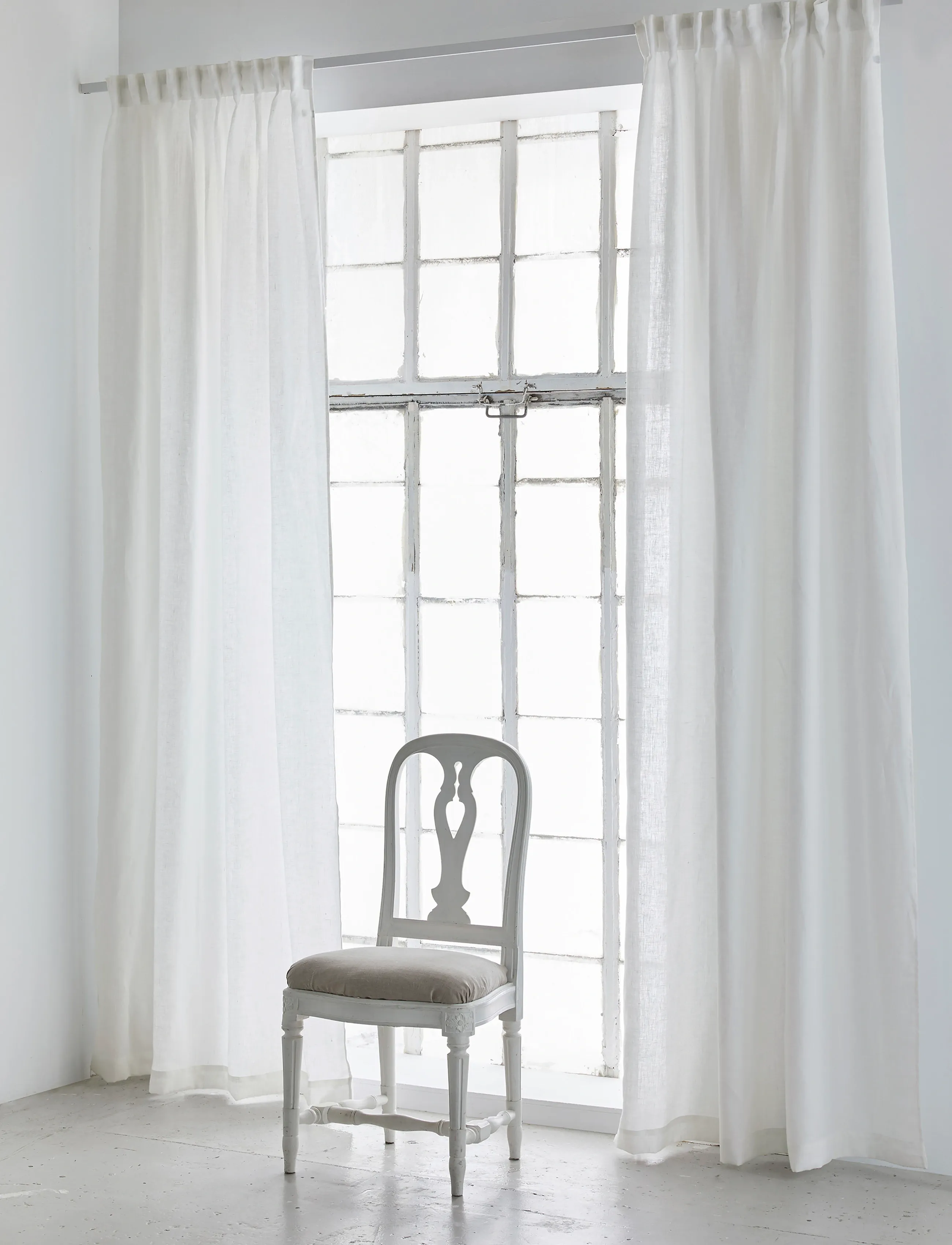 Himla Twilight-Gardin, 140X290 cm, Cream, Gardiner > Lange Gardiner, Unisex