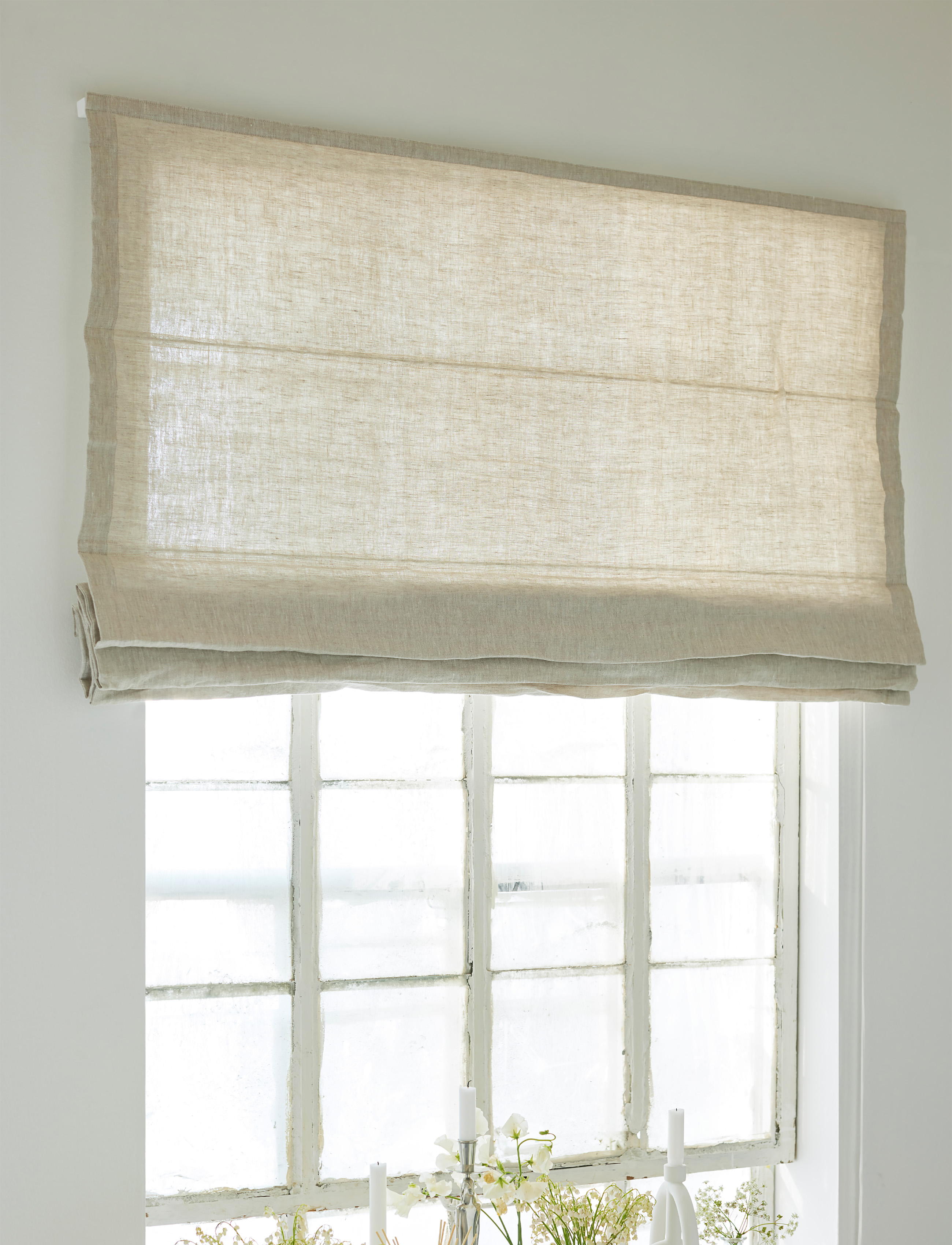 Himla Miramar Lodrette Persienner, 100X180 cm, Beige, Gardiner > Rullegardiner, Unisex