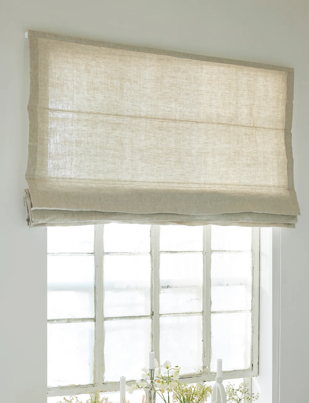 Himla - Miramar Roman Blind - osta hinna alusel - oatmeal - 2