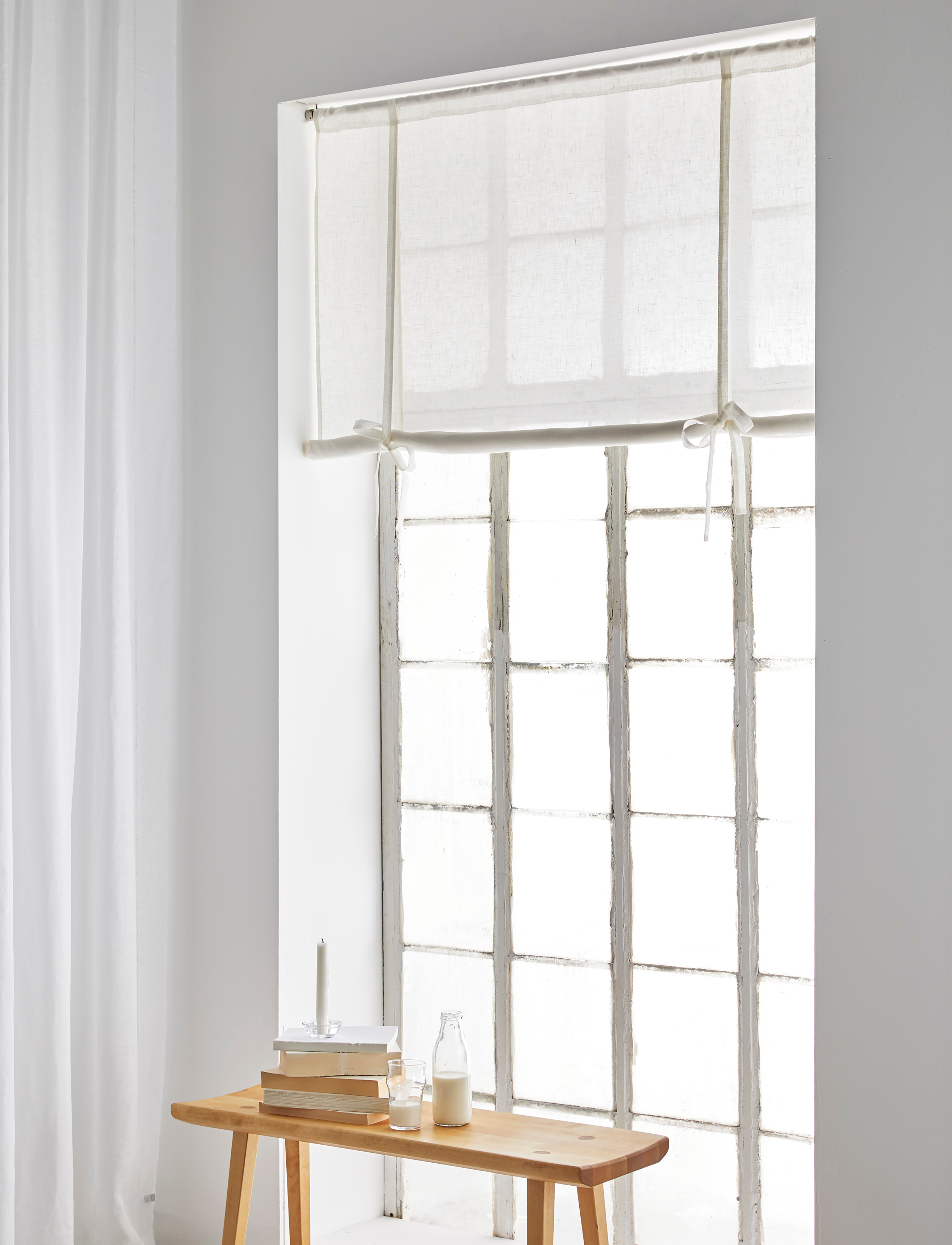 Himla Dalsland-Gardin Med Snore, 110X120 cm, White, Gardiner > Rullegardiner, Unisex
