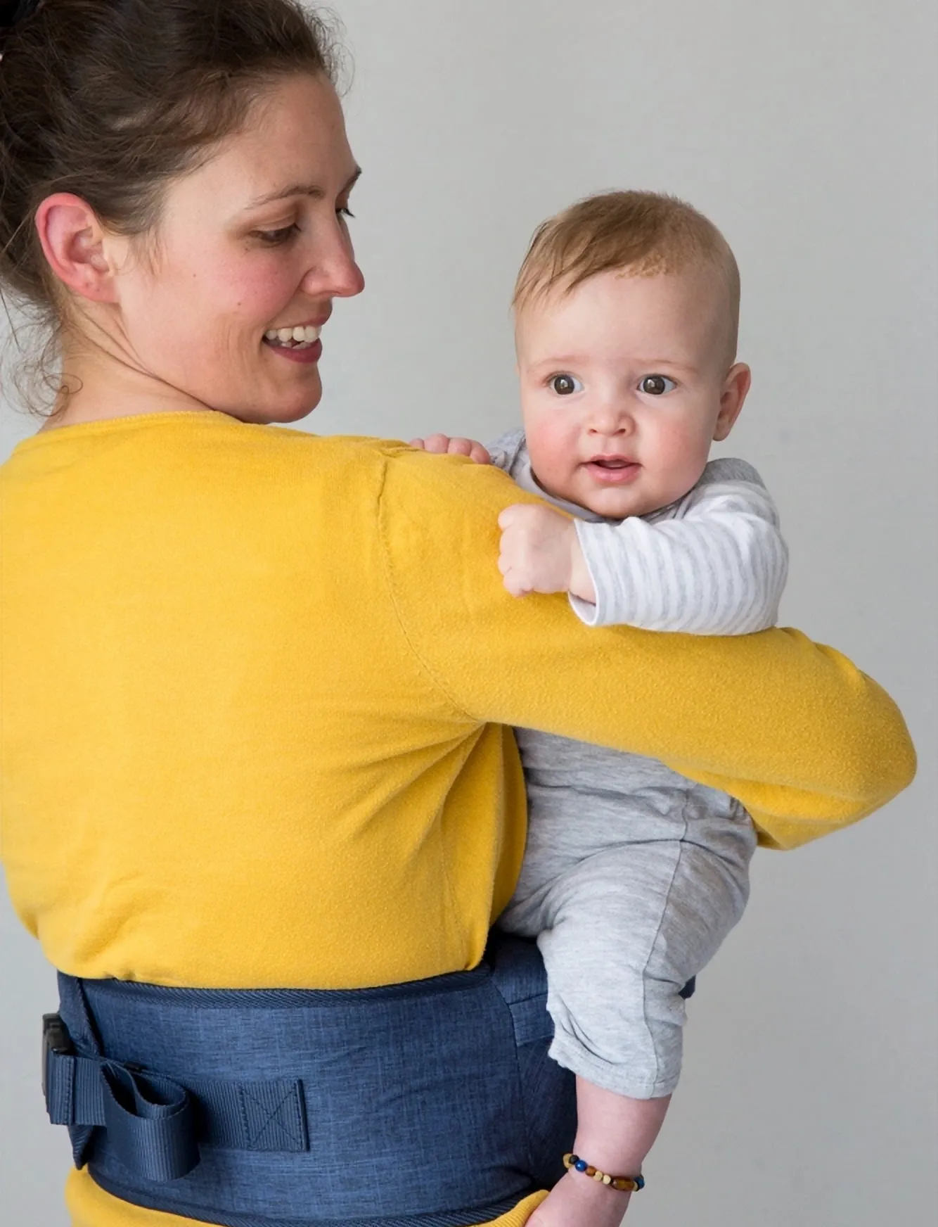 Hippychick Hipseat "Denim Blue", One Size, Baby & Mutterschaft, Blau - Carriers Wraps, Kinder