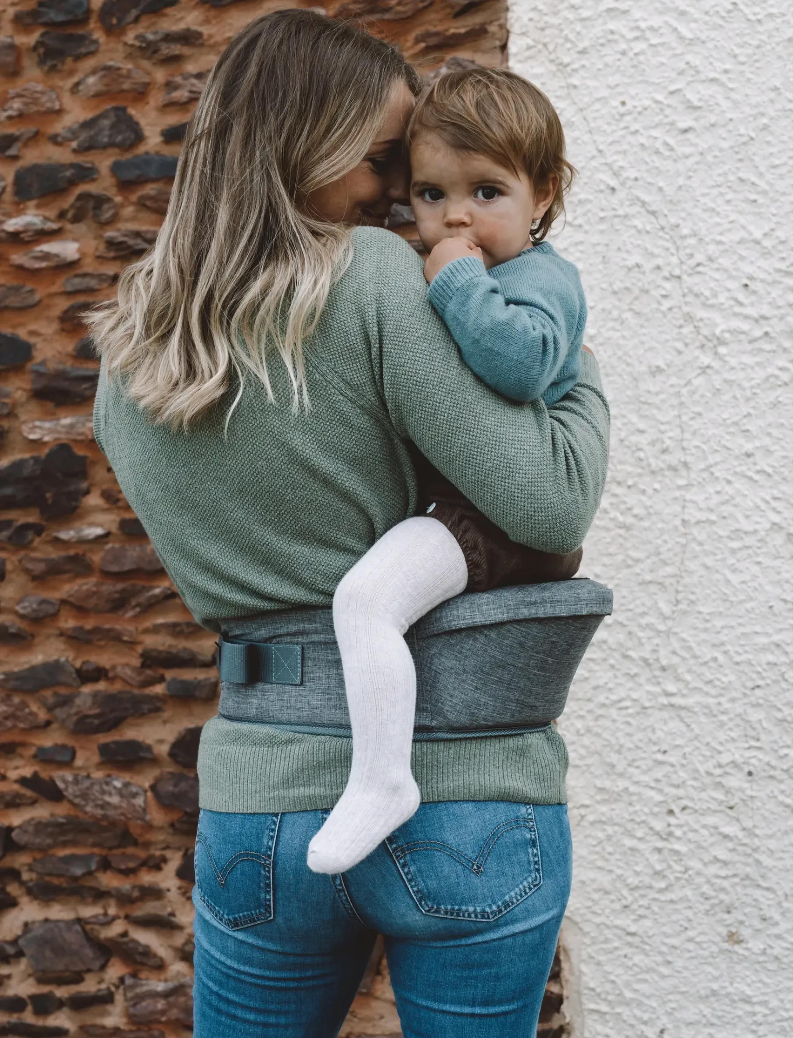 Hippychick Hippychick Hipseat "Denim Grey" - Bärselar & Bärsjalar - DENIM GREY / grey