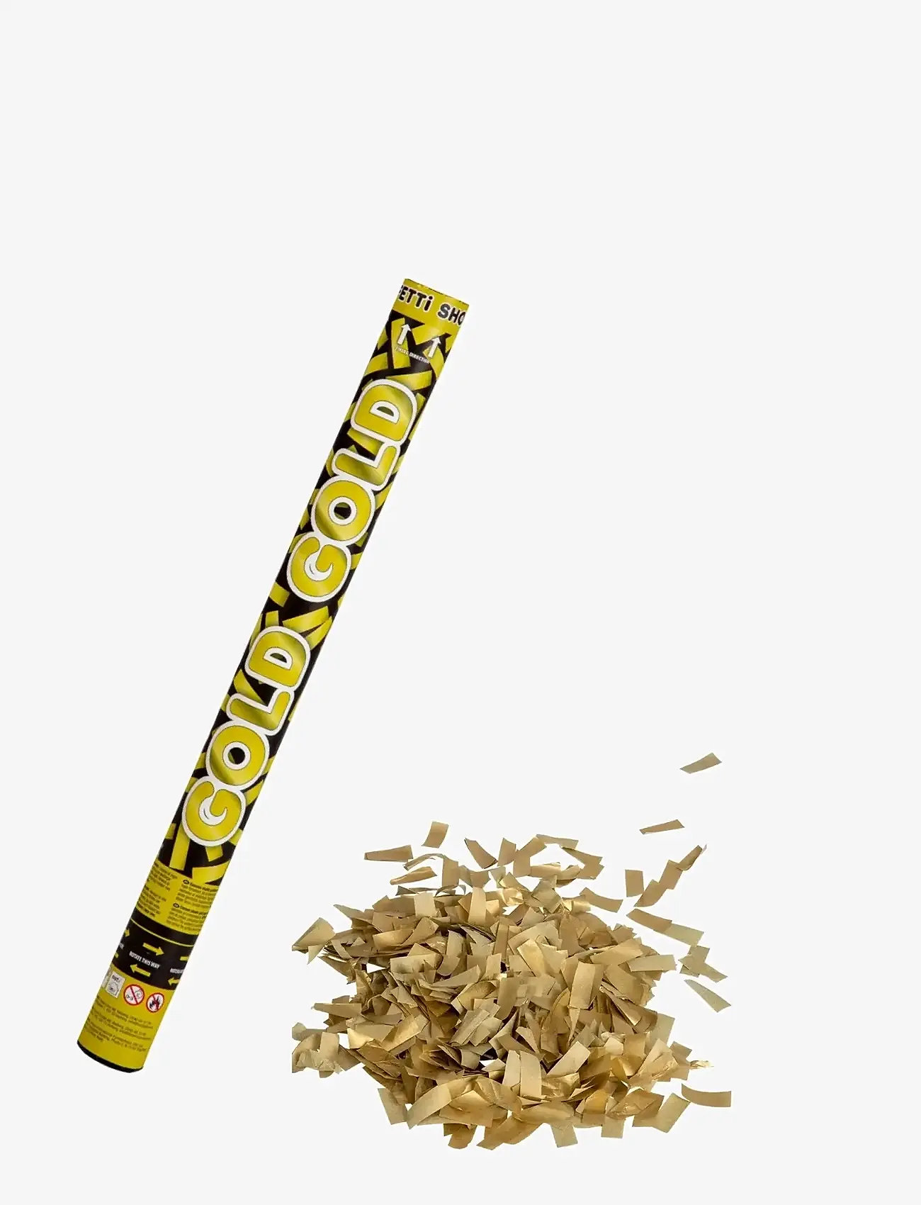 Joker - CONFETTI SHOOTER GULD 60 CM - festartikler - multi color - 0