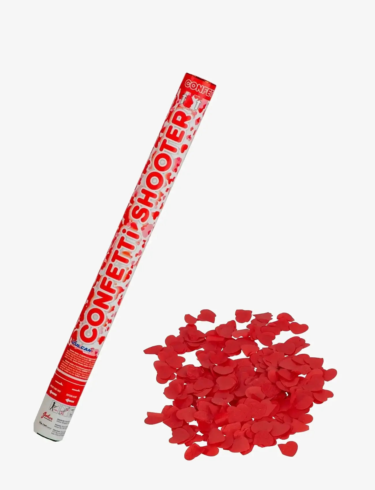 Joker - CONFETTI SHOOTER HEARTS 60 CM - festartikler - multi color - 0