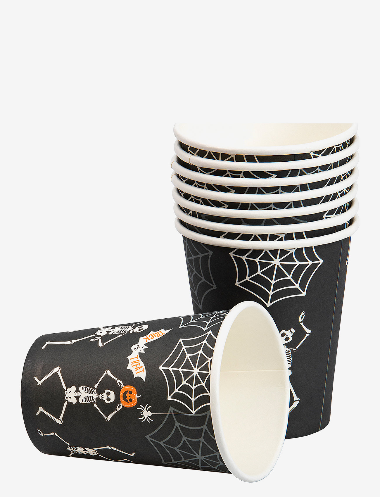 Joker PAPER CUPS SKELETON 8-P (6) - Decor - MULTI COLOUR / black