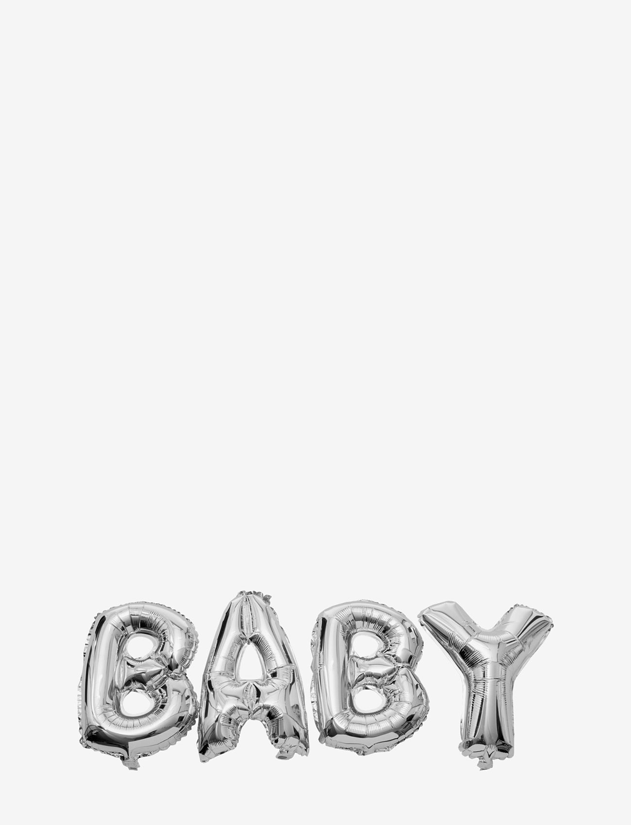 Joker - FOIL BALLOON TEXT BABY 40 CM - festartikler - silver - 0